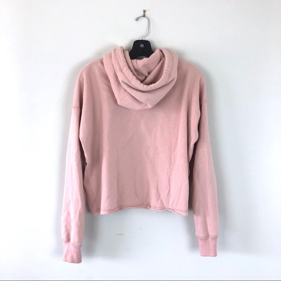 Abercrombie & Fitch Blush Pink Hoodie Sweatshirt - Picture 4 of 6